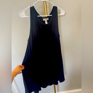 Forever 21 Black tank dress, size medium